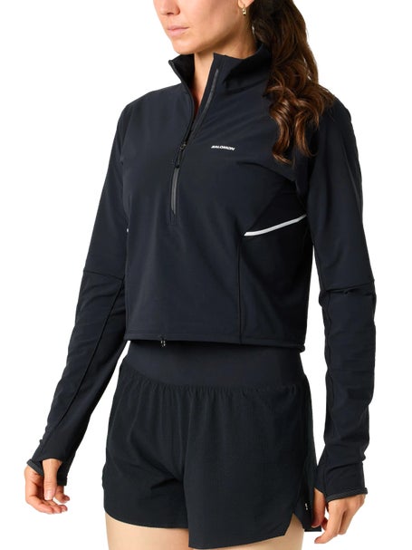 Salomon Womens Sense Aero Hybrid Cropped Pullover