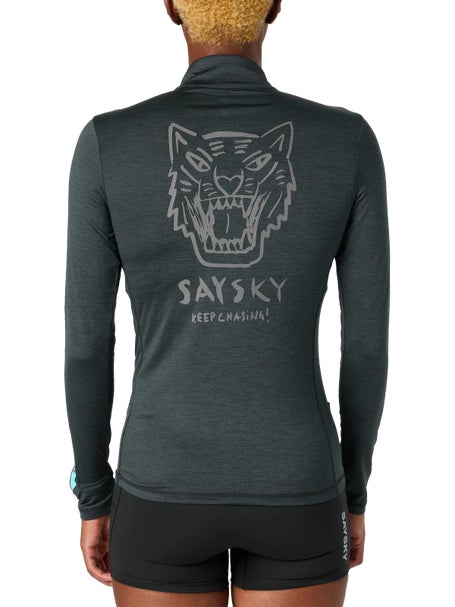 Saysky Womens Tiger Pace Half Zip Long Sleeve