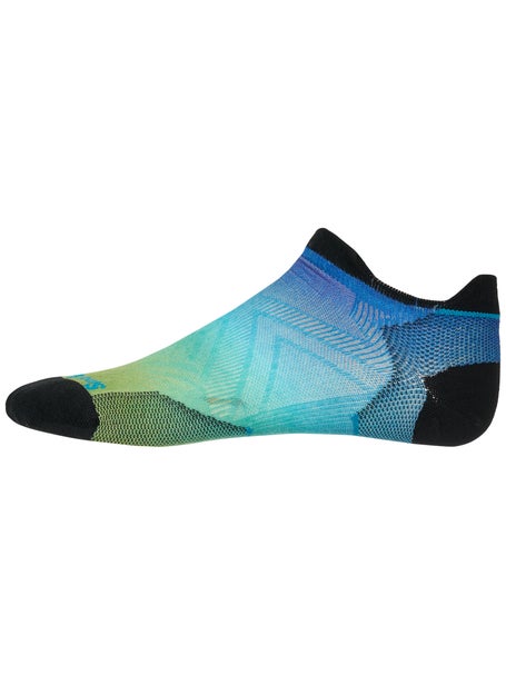 SmartWool Womens Run Zero Cushion Low Ankle Socks Ombre | Running Warehouse