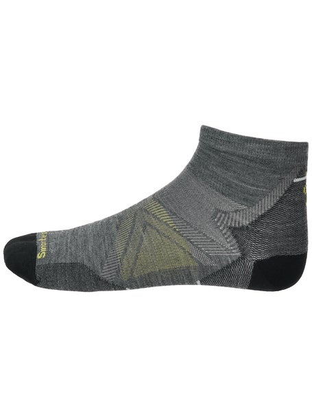 Smartwool Run Zero Cushion Ankle Socks Medium Grey | Running Warehouse