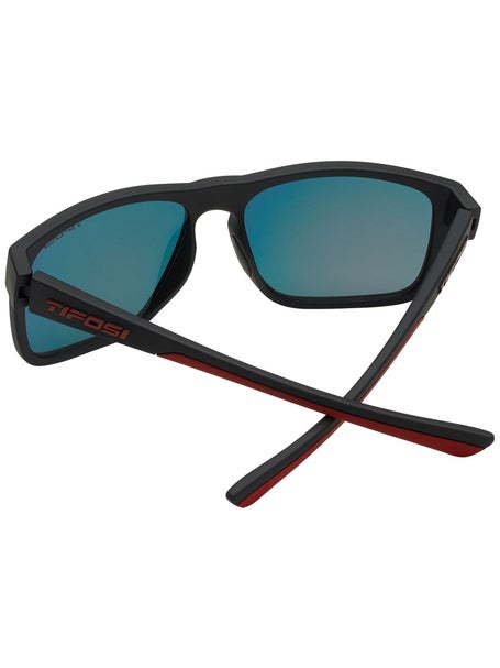 Tifosi Swick - Occhiali polarizzati a lente singola, colore: Nero/Neon/Fumo polarizzato