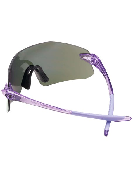 Tifosi Vogel SL Sport Sunglasses Men & Women - Ideal For Baseball, Cycling,  Cricket, Golf, Hiking, Running Crystal Smoke, Smoke Bright Blue