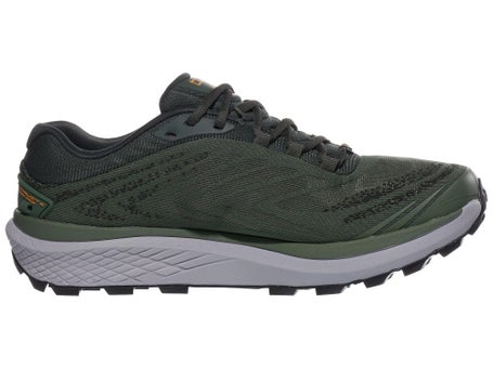 NEW TOPO ATHLETIC men\'s pursuit 2 trail running shoe in green/orange Topo Men main image 4