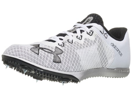 Under Armour Kick Distance 4 Spikes Unisex White/Bk/Mt  display picture 1