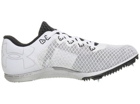 Under Armour Kick Distance Spikes Unisex White/Bk/Mt Running