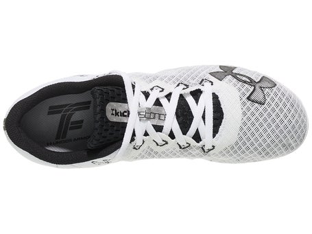Under Armour Kick Distance 4 Spikes Unisex White/Bk/Mt  display picture 3