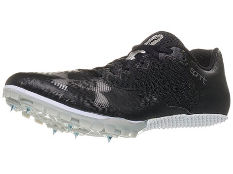 Under Armour Kick Sprint 4 Spikes Unisex Black/Wh/Mt  display picture 3