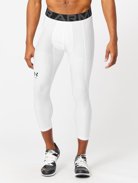 Under Armour Men's HeatGear Armour 3/4 Legging White