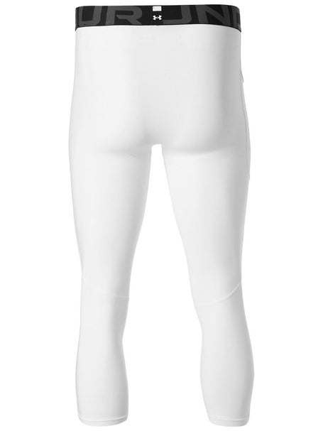 Buy UNDER ARMOUR Men White Threadborne Seamless 3/4 Leg Tights - Tights for  Men 8464495