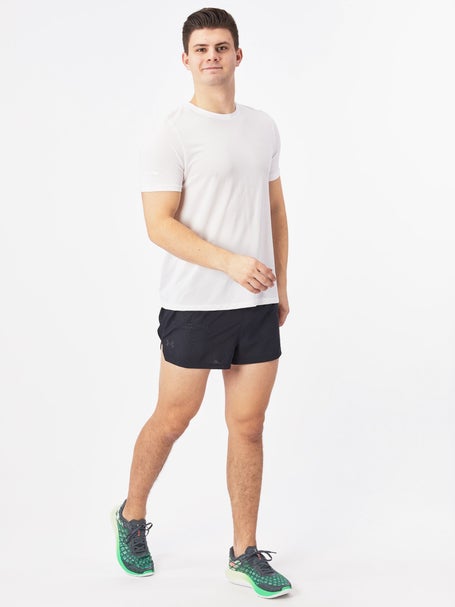 Under Armour Launch Running Split Shorts Black 1361491-001 at