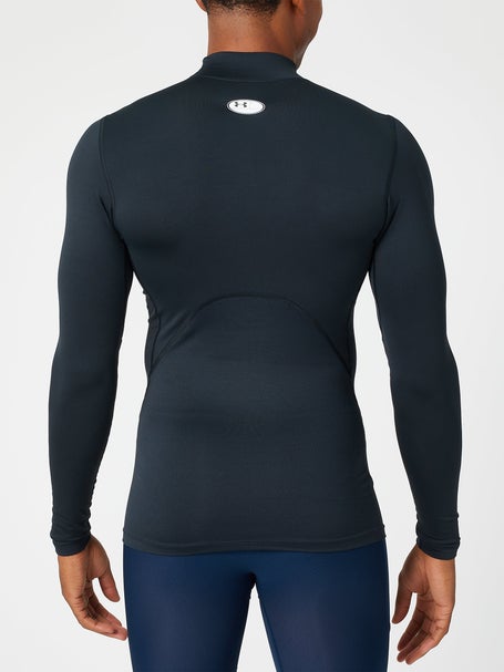 Mens Under Armour ColdGear Compression Crew Long Sleeve Technical Tops