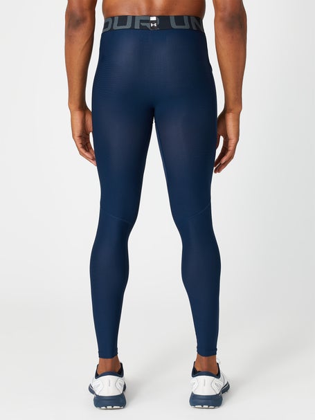 Under Armour Men's HeatGear Armour Leggings Navy | Warehouse