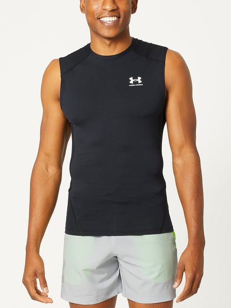 Under Armour HeatGear Sleeveless Mock Neck Compression Shirt