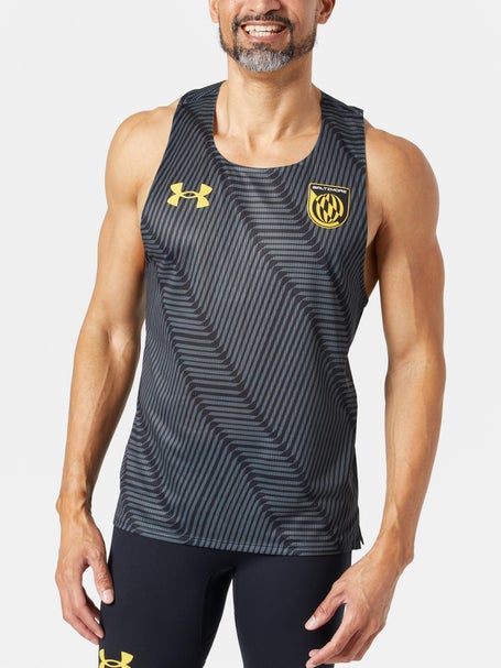 Under Armour Mens Mission Run 24 Singlet