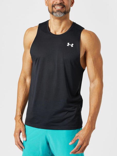 Under Armour Tech Tank Top, in Black for Men