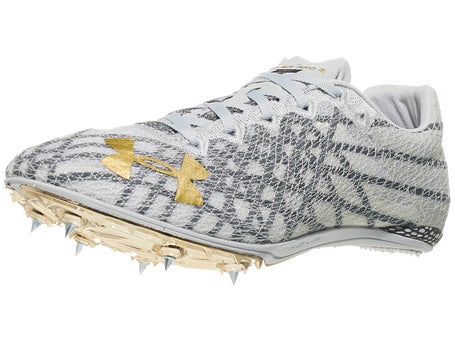 Under Armour HOVR Miler Pro 3 Spikes Unisex Gray/Gold