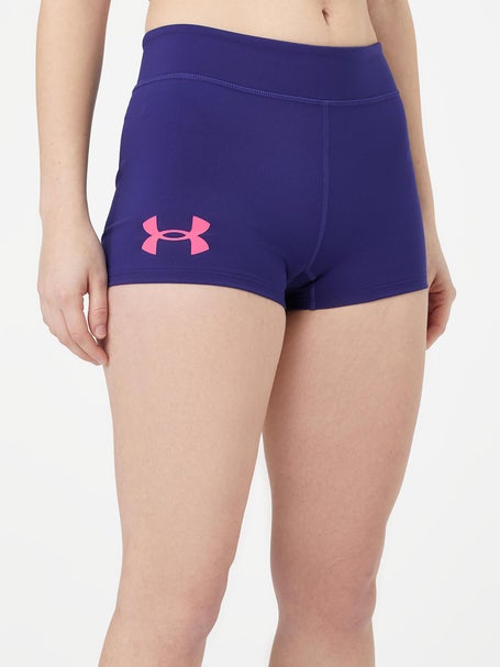 Under Armour Hg Armour Women's Mid Rise Shorts Breathable Sports Pants  Quick Dry Compression Shorts (1 Pack) : : Fashion