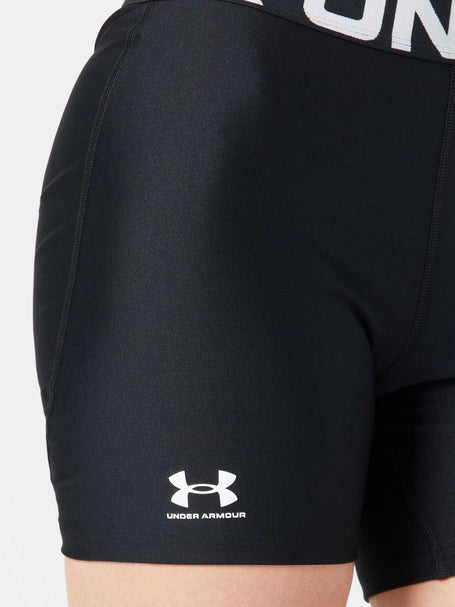 Under Armour Heatgear Armour Mid Rise Shorty, Red (600)/Black, Medium at   Women's Clothing store