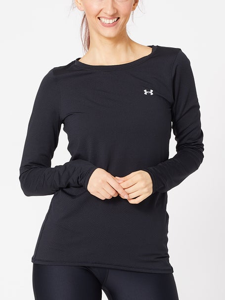 Under Armour Women ' S HeatGear Armour Long Sleeve - Black