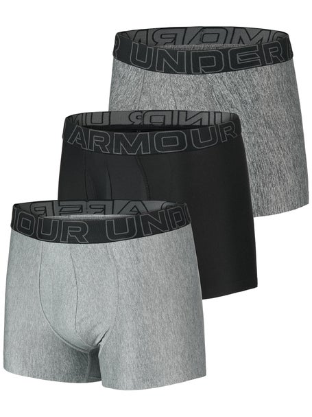 Under Armour Mens Performance Tech Solid 3 Boxer 3PK