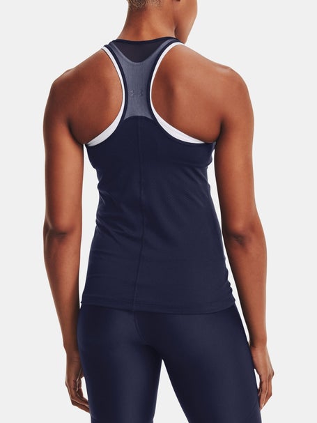 Under Armour Women's HeatGear Armour Racer Tank, Black (001)/Metallic  Silver, X-Small : : Clothing, Shoes & Accessories