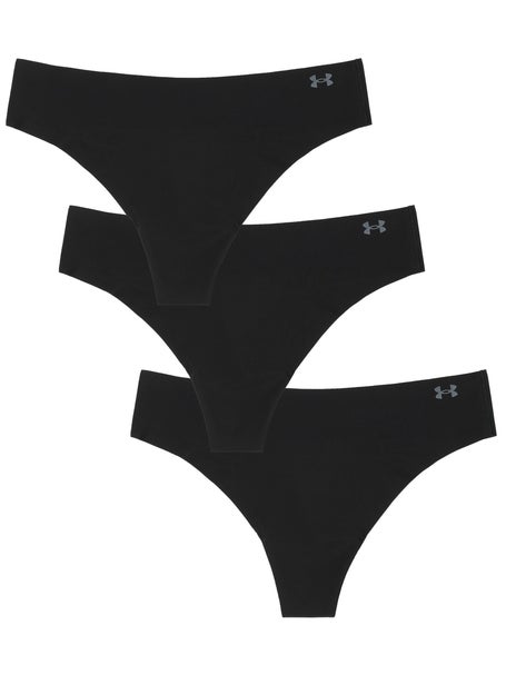 Under Armour Womens Pure Stretch No Show Thong - 3PK