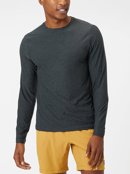 Long-Sleeve Strato Tech Tee, Men's Charcoal Shirt