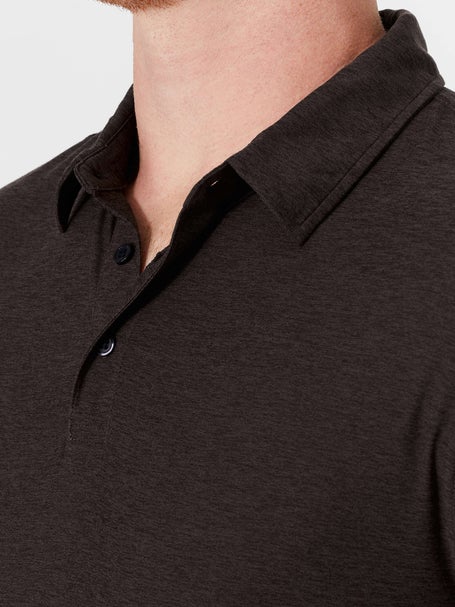 Long Sleeve Strato Tech Polo, Heather Grey