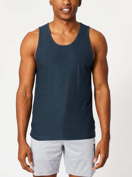 Navy Heather Tank Top Made in USA – Blade + Blue