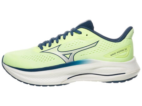 Mizuno Wave Inspire 22\Mens Shoes\Lime Pulp/White