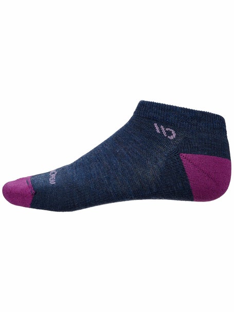 Wide Open Womens Solid Cushion No Show Socks
