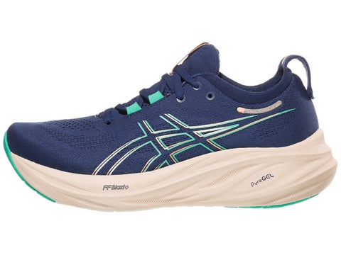 ASICS Gel Nimbus 26 Women's Shoes Blue Expanse/Green