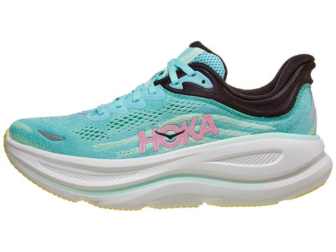 HOKA Bondi 9 Women's Shoes Blue Spark/Mint Fluorite