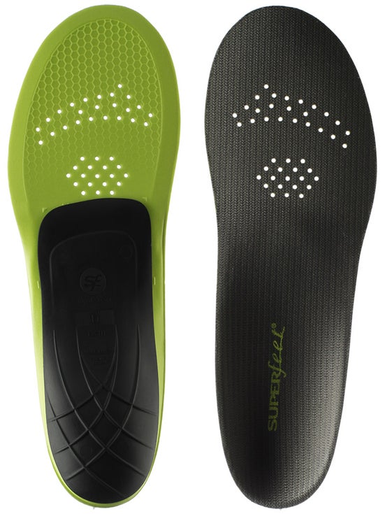 Superfeet Run Support Low Arch (Carbon) Insoles | Running Warehouse