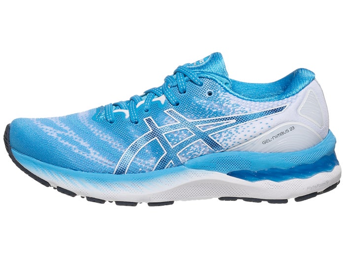 Asics Gel Nimbus 23 Women S Shoes Digital Aqua White