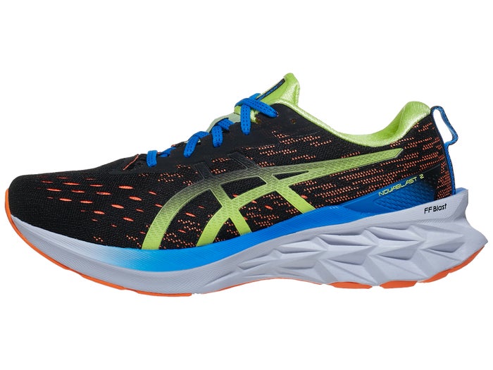 Asics Novablast 2 Men S Shoes Black Shocking Orange