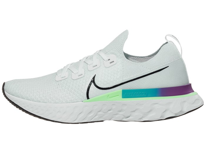 Nike React Infinity Run Flyknit Men S Shoes White Aqua