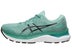 Green women's ASICS Cumulus 24 lateral view