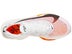 Overhead view of left shoe of Nike Alphafly Next% 3. Upper is white.