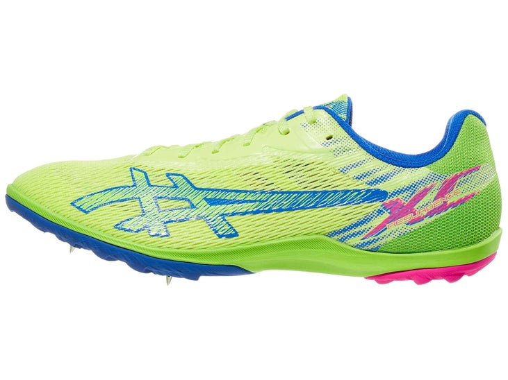 ASICS Resurgence XC Spikes Unisex Glow Yellow/Green Running Warehouse