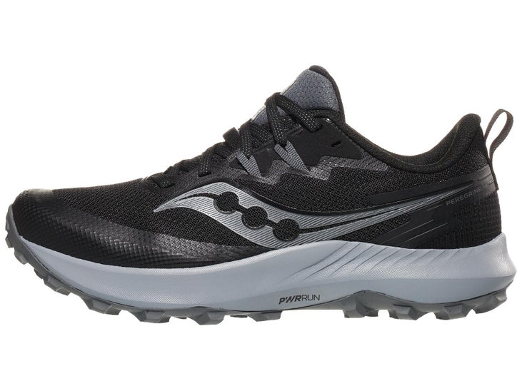 Saucony Peregrine 14 Men's Shoes Black/Carbon | Running Warehouse