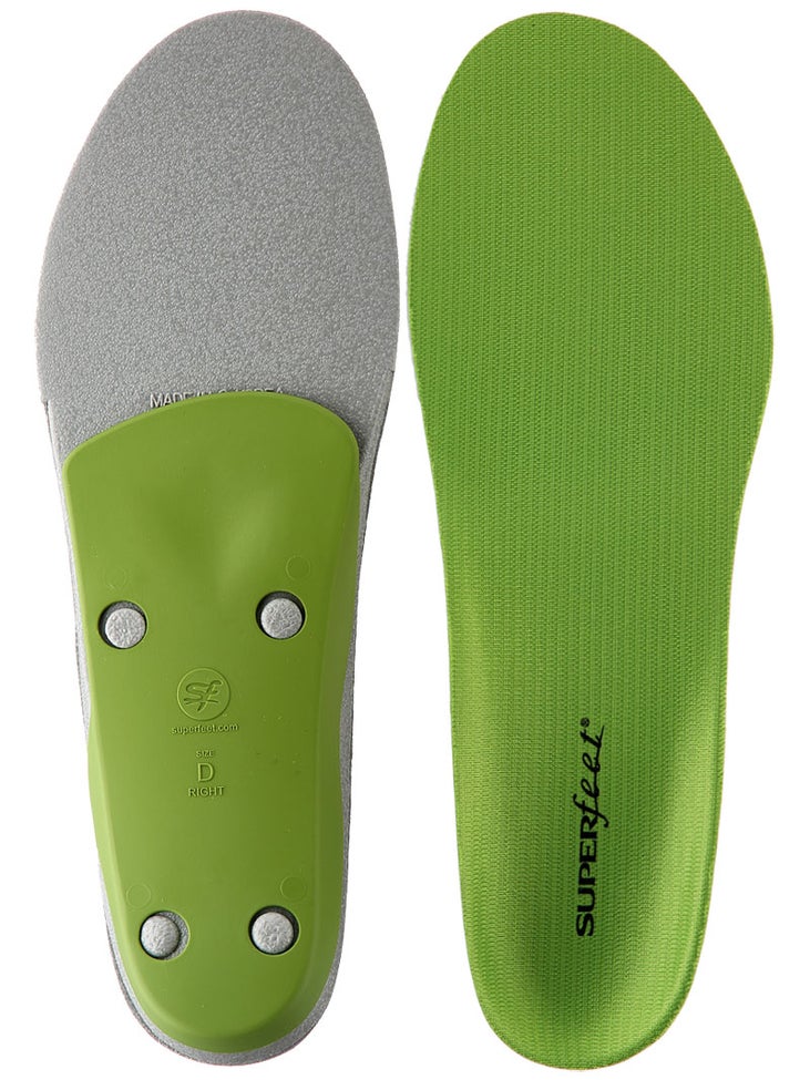 Superfeet AllPurpose Support High Arch (Green) Insoles Running Warehouse