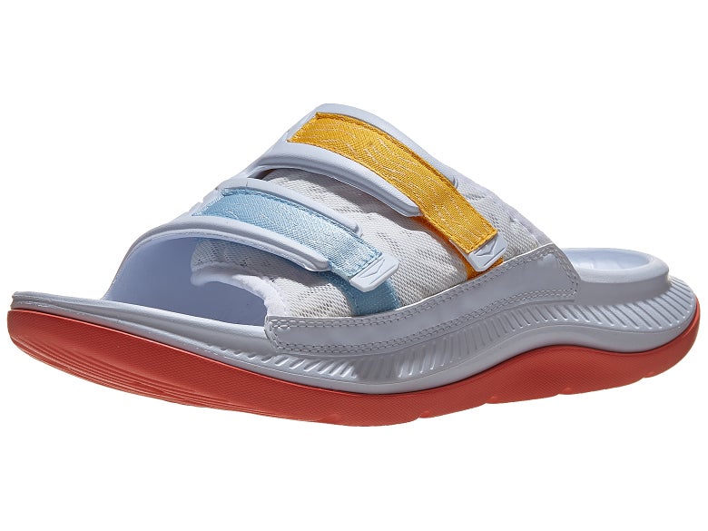 Hoka Recovery Luxe Flip White/Camellia