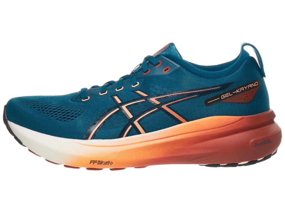 ASICS Gel Kayano 31 Men's Shoes Rich Navy/Spice Latte | Running Warehouse