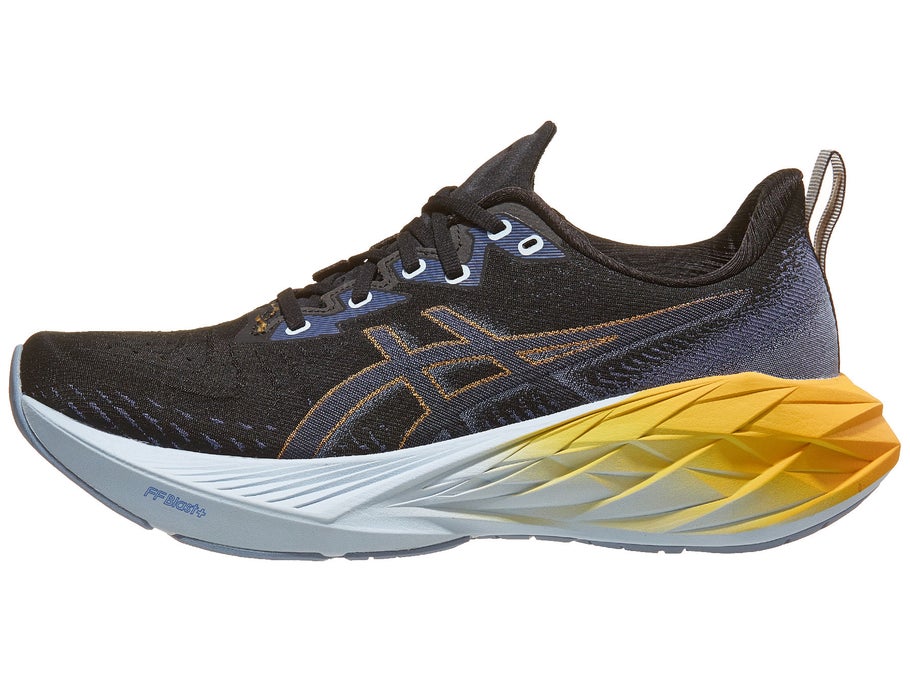 ASICS Novablast 4 Men's Shoes Black/Thunder Blue | Running Warehouse