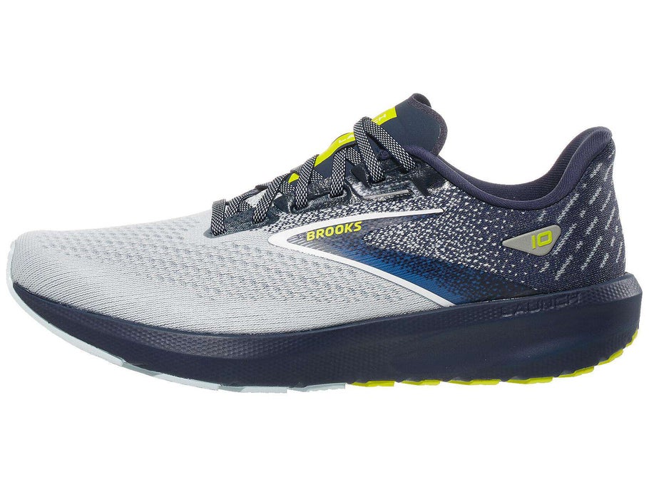 Brooks Launch 10 Men's Shoes Iris/Ballad Blue/Sulphur | Running Warehouse