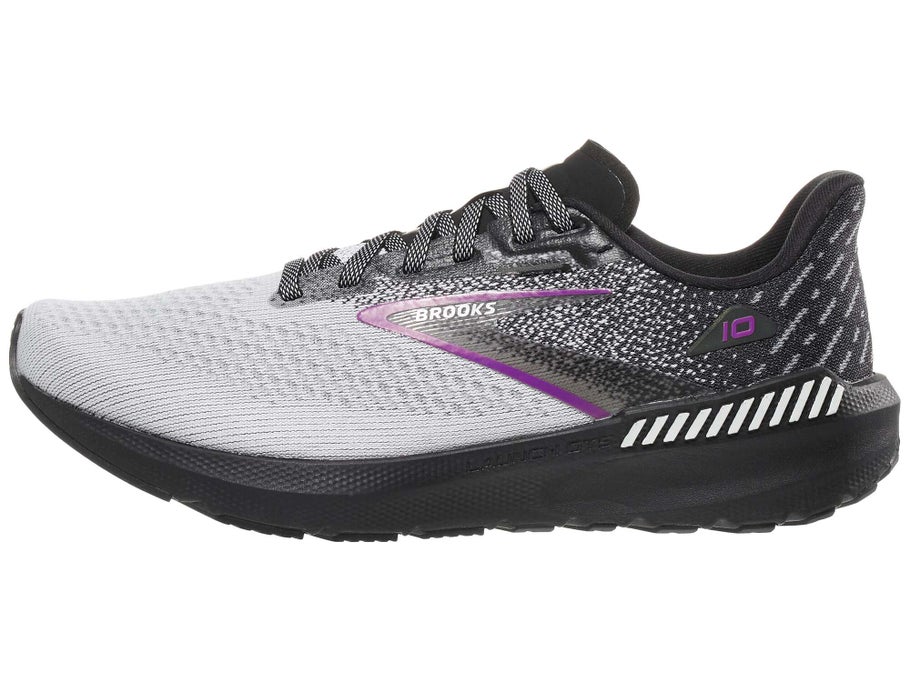 Brooks Launch GTS 10 Women's Shoes Black/White/Violet | Running Warehouse