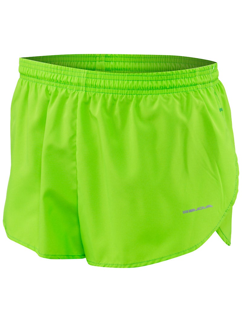 BOA Men's 1" Elite Split Short Neon Running Warehouse