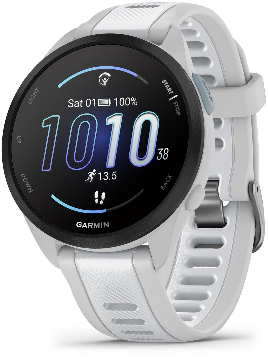 Garmin Forerunner 165 GPS Watch in white