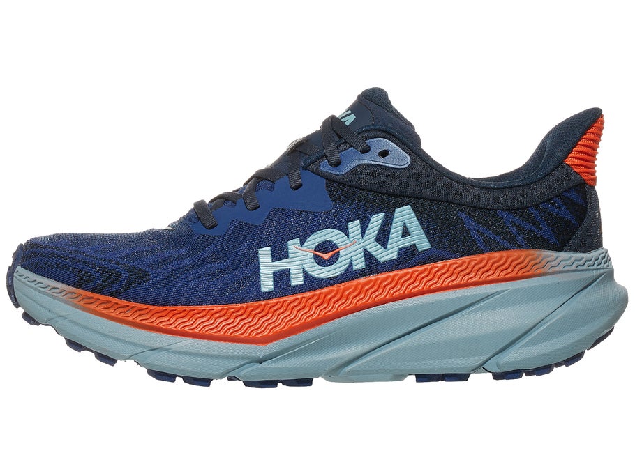 HOKA Challenger 7 Men's Shoes Bellwether Blue/Stone | Running Warehouse